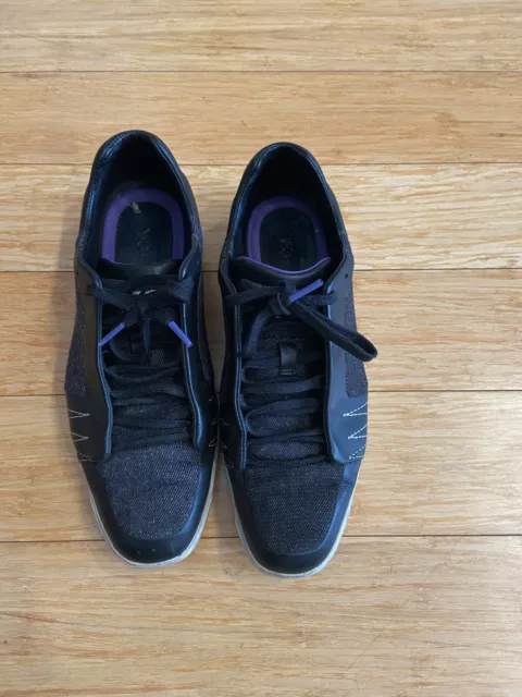 ADIDAS Y-3 YOHJI Yamamoto Moto Low Denim Purple Black Sneaker Size