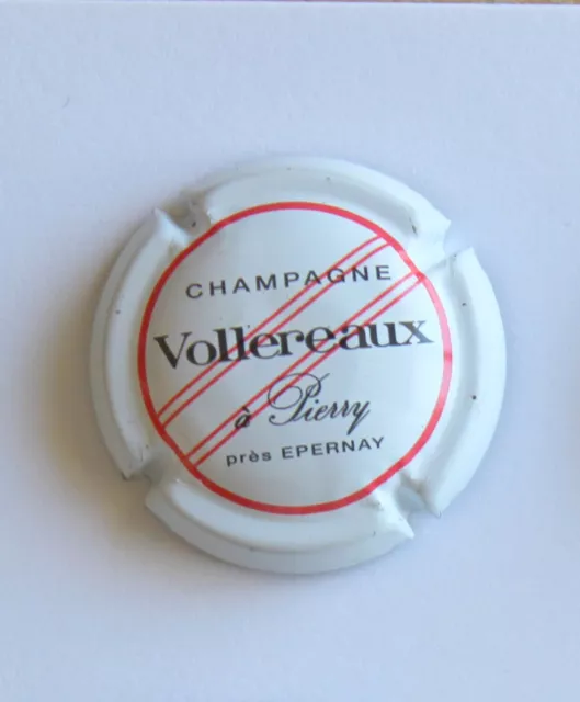 ANCIENNE PLAQUE DE MUSELET, CAPSULE DE CHAMPAGNE - VOLLEREAUX à PIERRY BLANCHE,