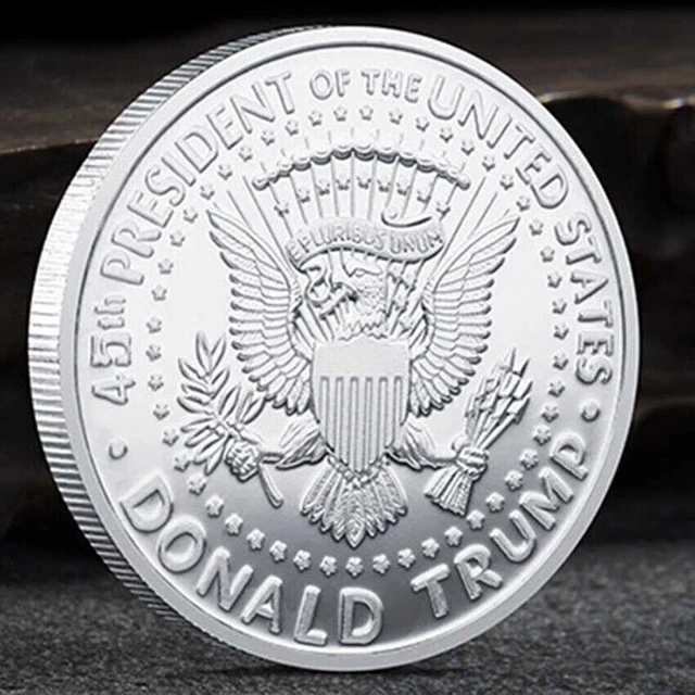 10 Pcs 2021 Trump Commemorative Coin President Donald Liberty Plated EAGLE