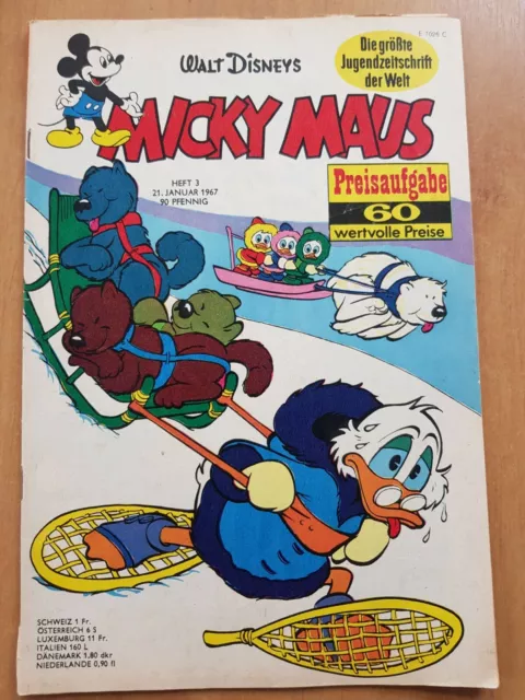 MICKY MAUS Nr.3 - 49 / 1967 mit GUTSCHEIN & SAMMELBILD zum AUSSUCHEN