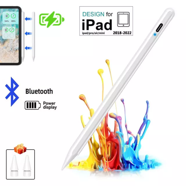 Bluetooth Stylus Pen For Apple iPad Pro 11&12.9/ Mini 6 /Air 4/5th 2018-2022