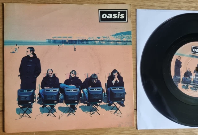 oasis – Roll With It 7\" CRE212 Oasis – Roll With It – Vinyl (White, 12