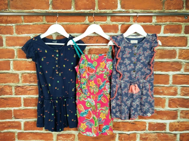 GIRLS BUNDLE AGE 4-5 YEARS MONSOON NEXT etc SUMMER JUMPSUIT PLAYSUIT KIDS 110CM