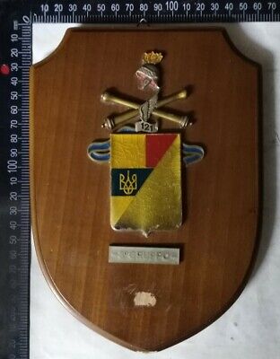 CREST ARTIGLIERIA 121° REGGIMENTO MISSILI CONTRAREI RARITÀ!!! 