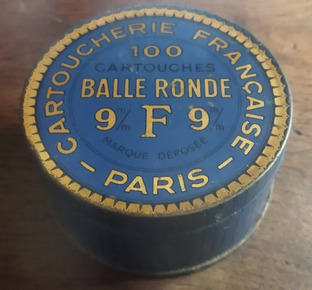 Boîte Métallique Vide 22 Double Culot - Cartoucherie Française - Cartouche Chasse