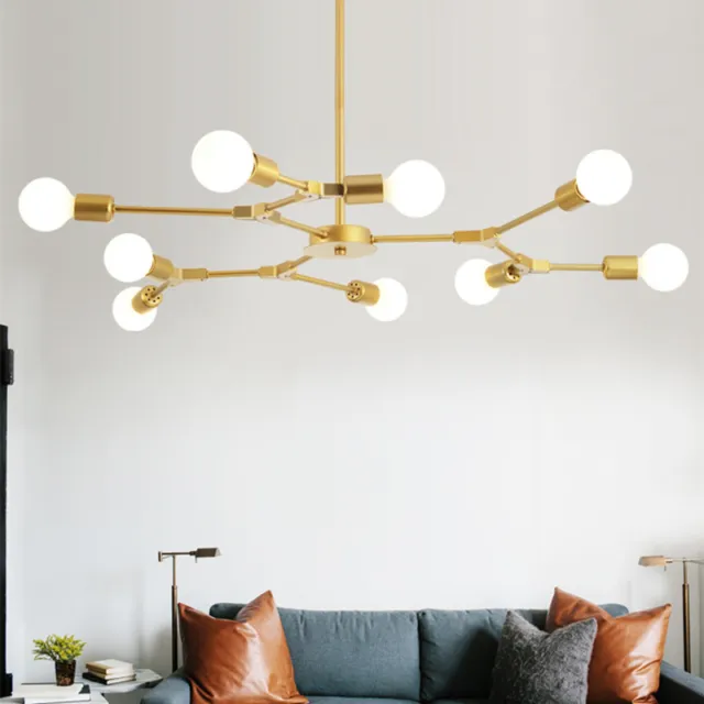 Large Chandelier Lighting Home Gold Lamp Kitchen Pendant Light Bar Ceiling Light