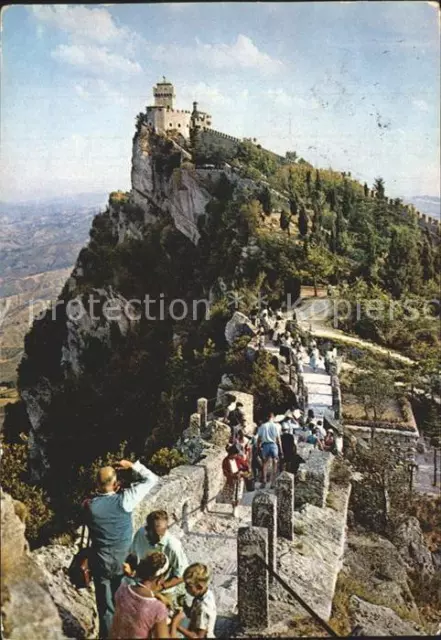 72923243 San_Marino_San_Marino Seconda Torre Monte Titano Festung San_Marino_San