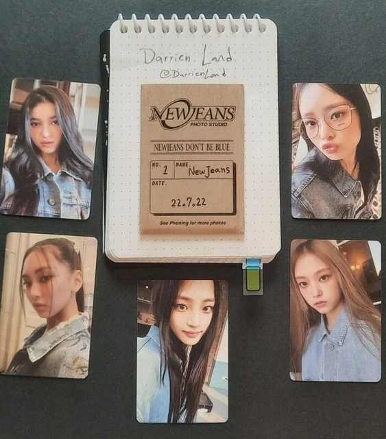 NEWJEANS 1ST EP Bluebook ver Photocards Group ver Choose Member 7.