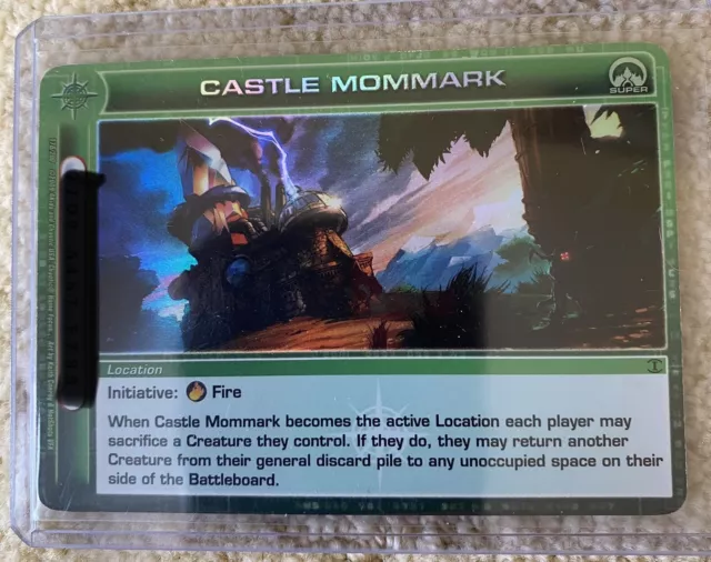 Chaotic 176/200 Castle Mommark Super Rare Holo Foil Location Card