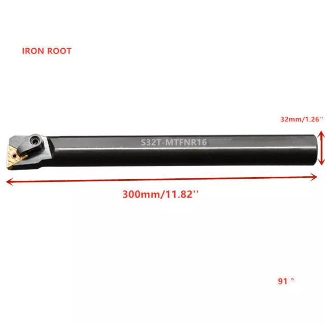 S32T-MTFNR16 CNC Lathe Internal Turning Tool Holder Boring Bar For TNMG16 Insert