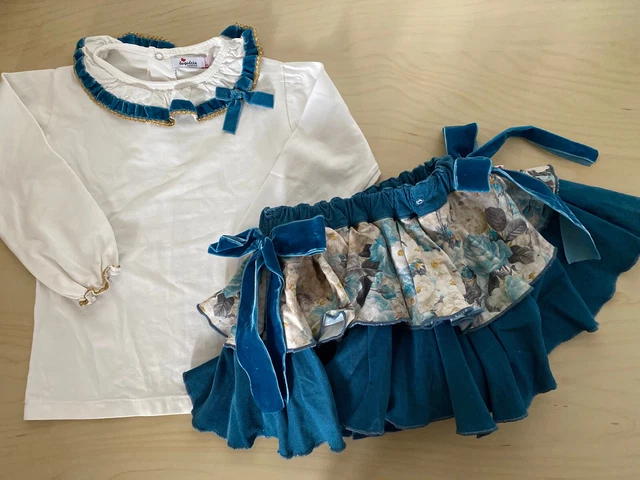 Girls Spanish Bogoleta Couture Skirt/ Skort Set Age 6