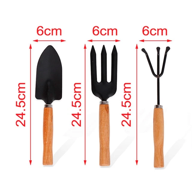 Tooloflife Mini Rastrello Da Giardino 9 Rebbi – Acciaio Temperato Con Impugnatura Ergonomica – Attrezzo Portatile Per Foglie E Pulizia - 6