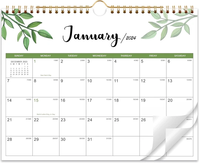 2024 WALL CALENDAR Calendar 2024, Jan. 2024 to Dec. 2024, 11" X 8.5