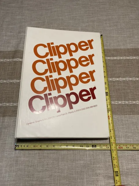 Clipper - Dinamico Immagini - Vintage Clip Arte Libro 1989 (MH253-E)