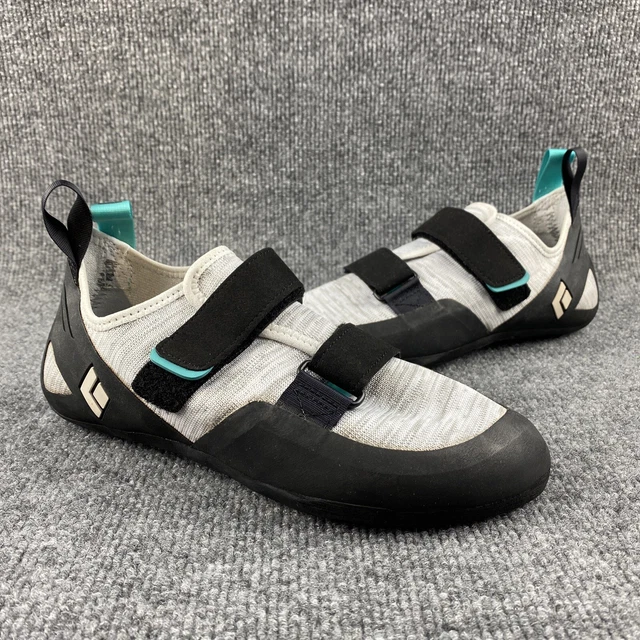 Black Diamond Momentum Rock Climbing Shoes Womens 9/Mens 8 Gray & Black