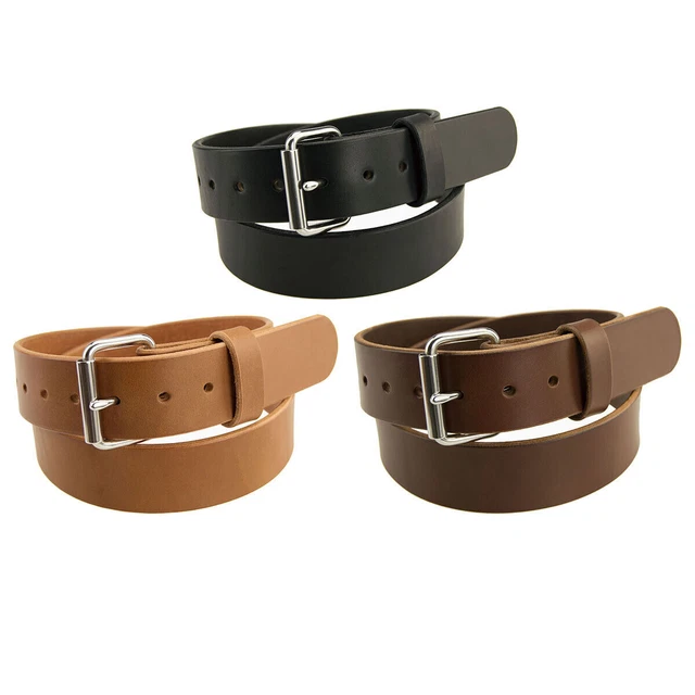 1 3/4"_Heavy Duty Leather Work Tool_Gun Holster_Belt_Amish Handmade_Mens_1.75