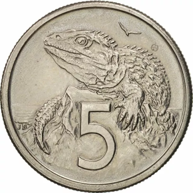 Tuatara , rare lizard type reptile coin from new zealand.. Must read!!