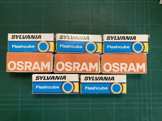 Sylvania and Osram Flash Cube Vintage