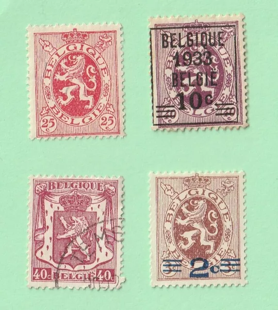 BELGIQUE : Beau lot de timbres anciens (cf scan)