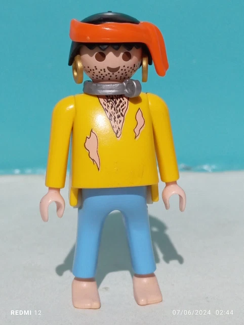 PLAYMOBIL FIGURA PIRATA Prisionero Preso Carcel Prision De Piratas