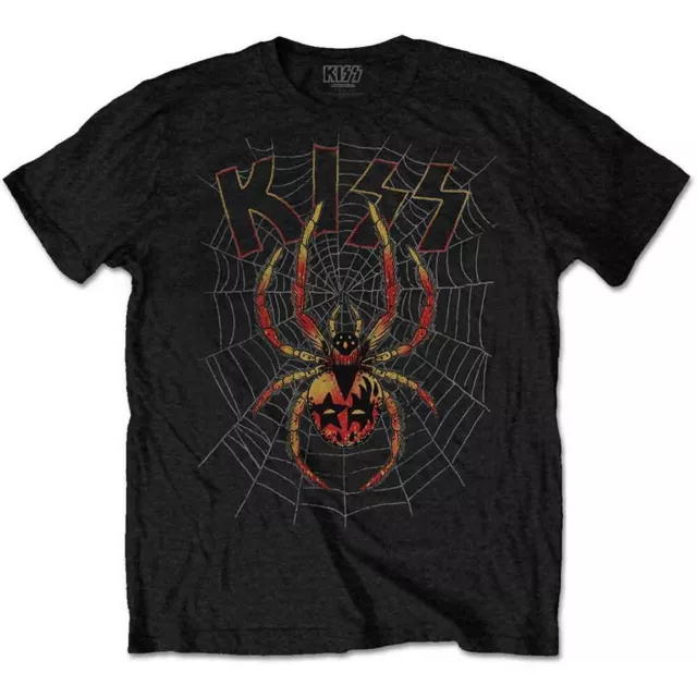 KISS Spider T-Shirt Black New