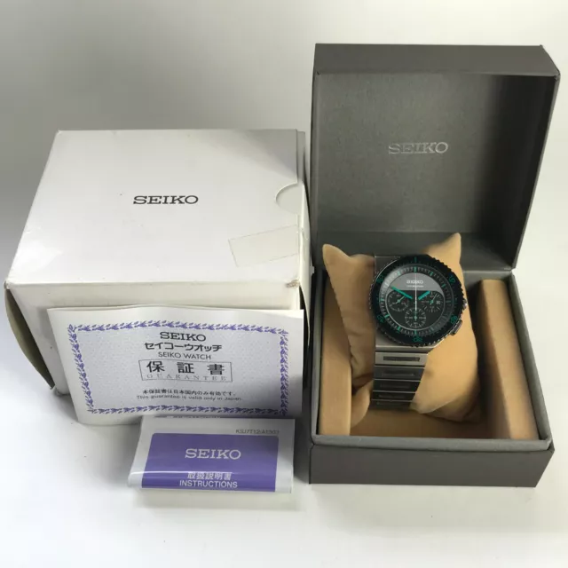 SEIKO SCED019 WATCH Aliens BISHOP Giugiaro Spirit Smart chronograph silver  7A28 EUR 335,73 - PicClick FR