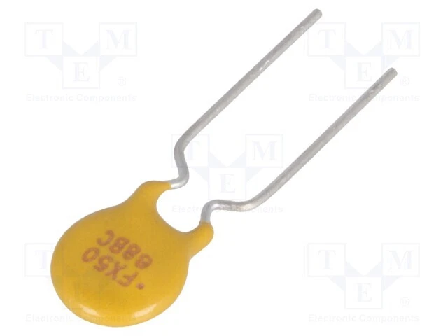 Sécurité: Ptc Polymère 500mA Ø0 , 51x7, 6mm FX050-30 Tht-Polymersicherungen
