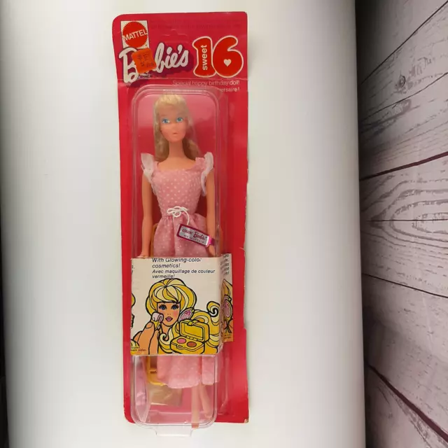 Mattel Sweet 16 Barbie 1973 Vintage MOC NIB Canadian Ed. Card Cut No 2nd Outfit