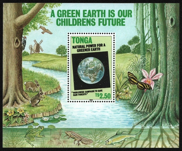 Tonga 1990 - Mi-Nr. Block 16 ** - MNH - Natur - Umweltschutz