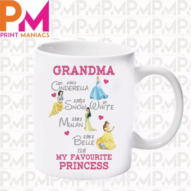 Mothers Day Gift Personalised Disney MUMMY NANNY GRANNY CHRISTMAS MUM HER mug