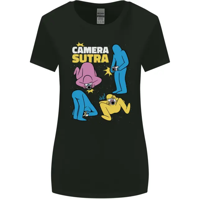 The Camera Sutra Funny Photography Photographer Womens Wider Cut T-Shirt