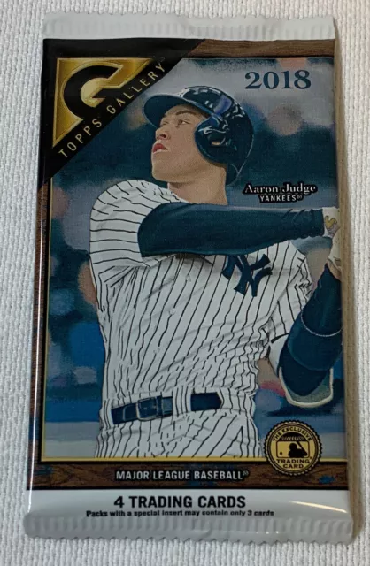 2018 Topps Galerie Baseball sous Cellophane Paquet