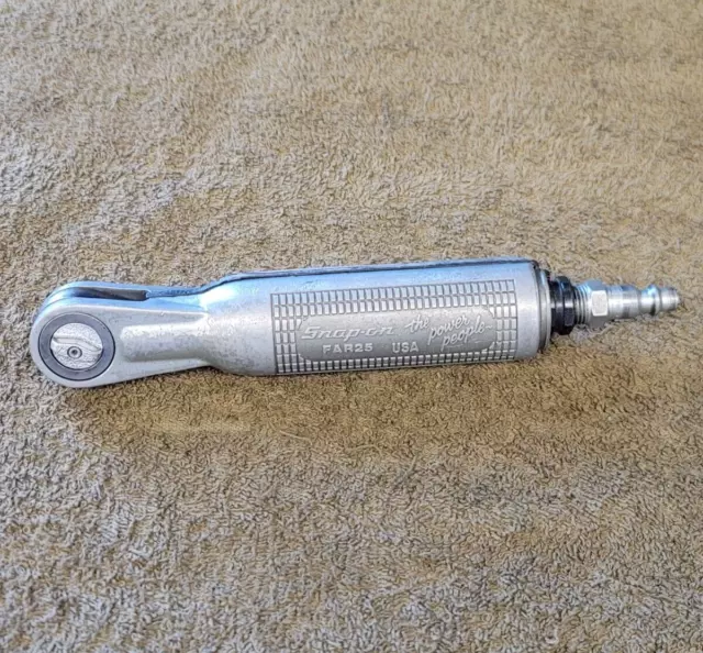 Snap on Air Pneumatic Ratchet Wrench 1/4" Drive FAR25 USA