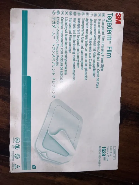Fast delivery1628 Tegaderm Bandage Dressing Film Transparent 6" X 8" - Box of 10