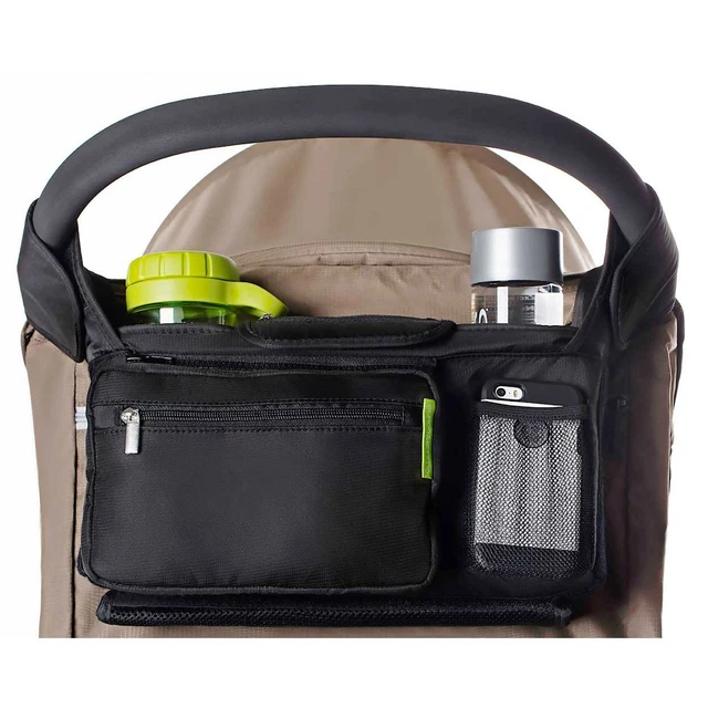 Ethan & Emma Universal Baby Stroller Organizer with Insulated Cup Holders for Sm