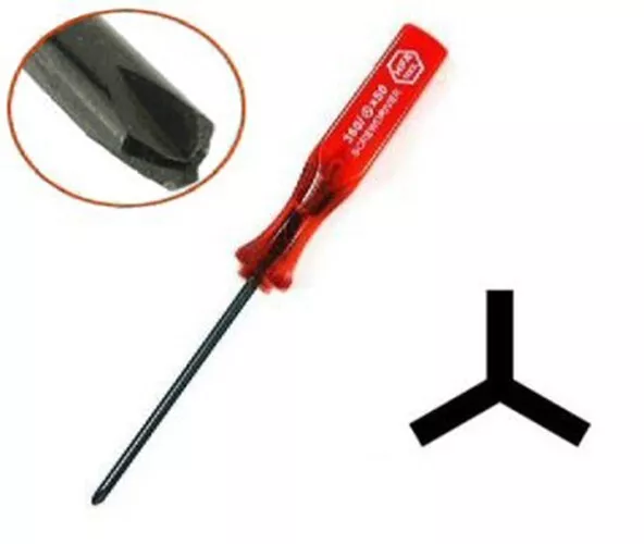 Tri-Wing Torx 360 x 50 Screwdriver For PSP, DS Lite, Nintendo Wii, Dsi, NDSL, ND