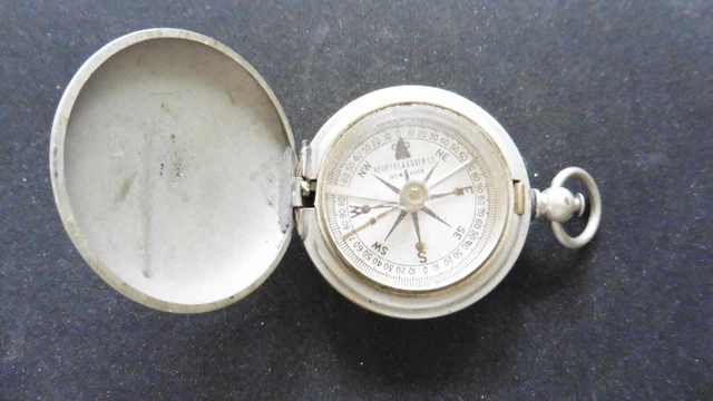 Vintage Keuffel & Esser Compass. Back is marked Eng. Dept. U.S.A. 1916