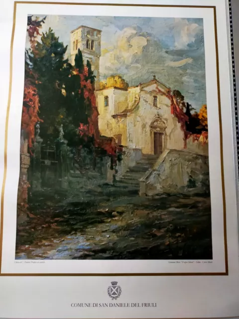  Poster "Chiesa di san Daniele  profeta in  Castello" San Daniele del Friuli.