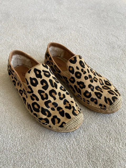 Ugg leopard espadrilles hotsell