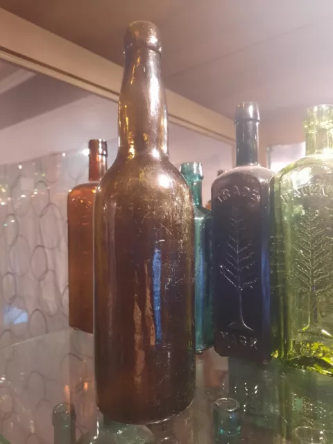Blob Top Beer Bottle