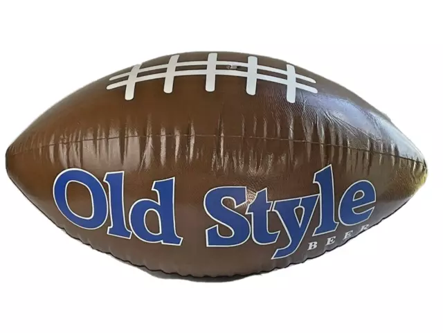 Old Style Beer Inflatable Football Floatable Large about 3 Feet