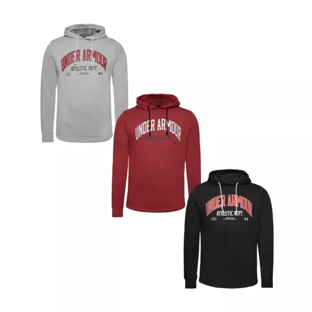 Under Armour Rival Terry Athletic Department Herren Hoodie Pullover Sweatshirt