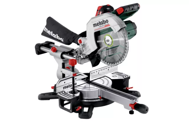 Metabo Tapa Batería Tapa y Sierra Ujular KGS 18 LTX BL 254 con Función de Tracción 1x 4,0 Ah