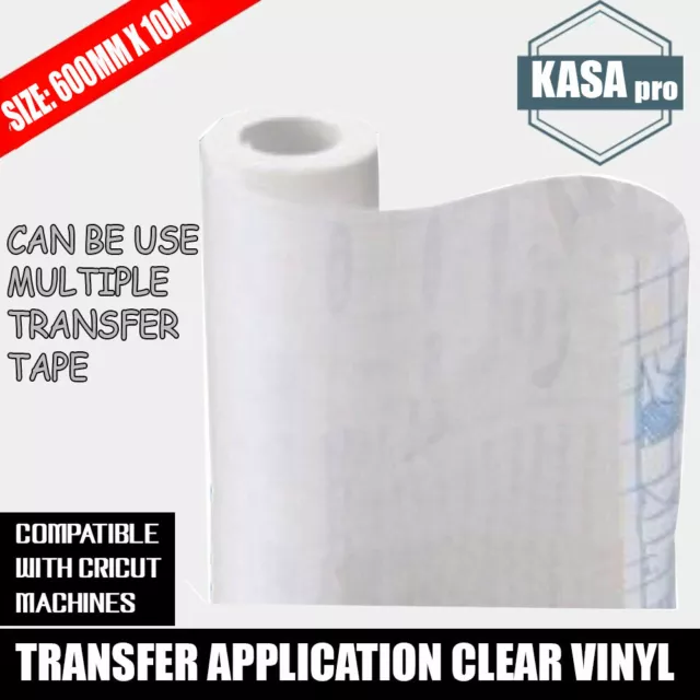 KASA Paper Tape Plotting Plotter Cutter Clear Transfer Application Vinyl Film