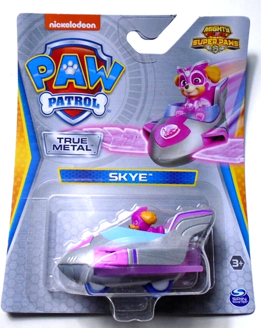 NICKELODEON PAW PATROL Mighty Pups Super Paws TRACKER True Metal moulé