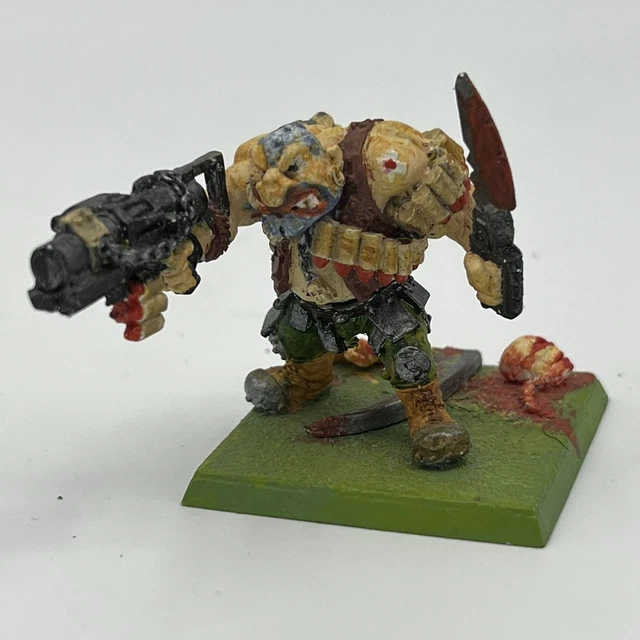Warhammer 40k Ogryn Métal – Astra Militarum OOP – Figurine Démontée Non Peinte