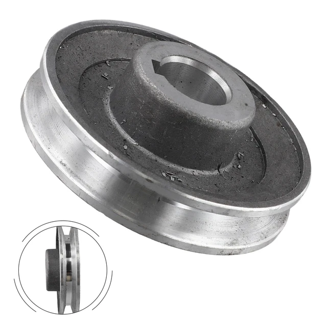 Poulie Alu Simple Gorge 100 Mm – Compatible Compresseur à Air, Type A