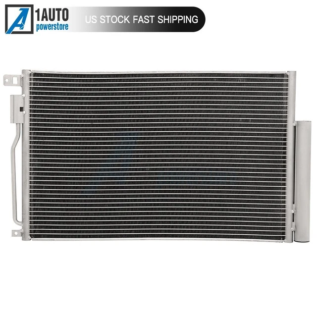 Aluminum Silver A/C Parallel Flow Condenser For 2013-2018 Chevrolet Sonic 1.8L