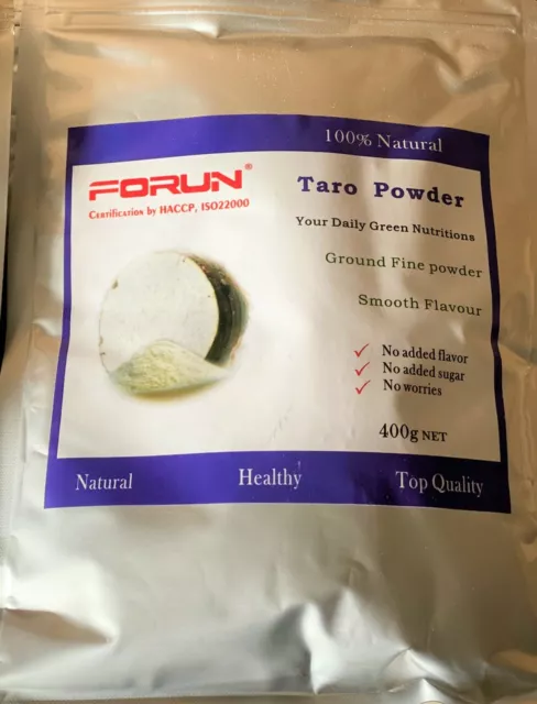 FORUN Natural Taro Powder  400g - Fine powder, pure,No Filler,No additive 2