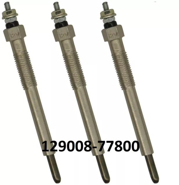 New set of 3 Glow Plugs Compatible with Case CX36B